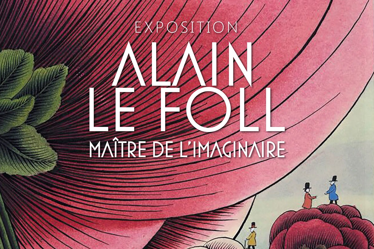 Alain Le Foll, maître de l'imaginaire, flyer expo Palais Lumière