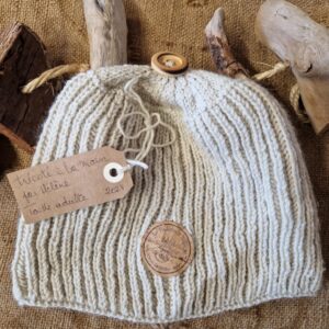 Bonnet adulte tricoté par Hélène