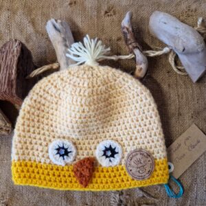 Bonnet enfant tricoté par Marie-Claude